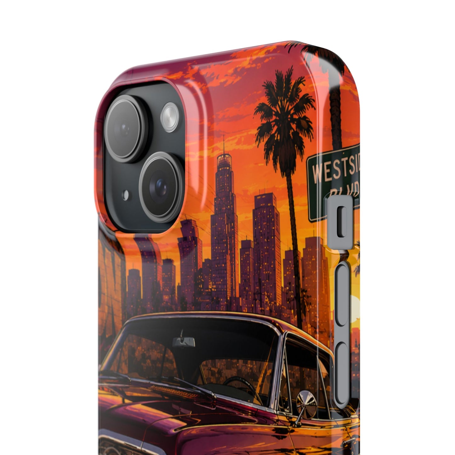 Compton Sunset Lowrider Slim iPhone Case