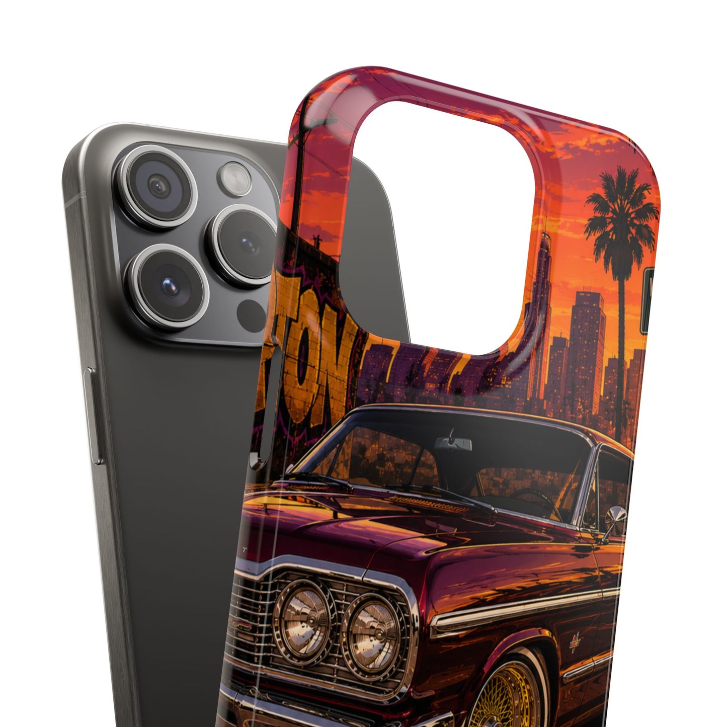 Compton Sunset Lowrider Slim iPhone Case