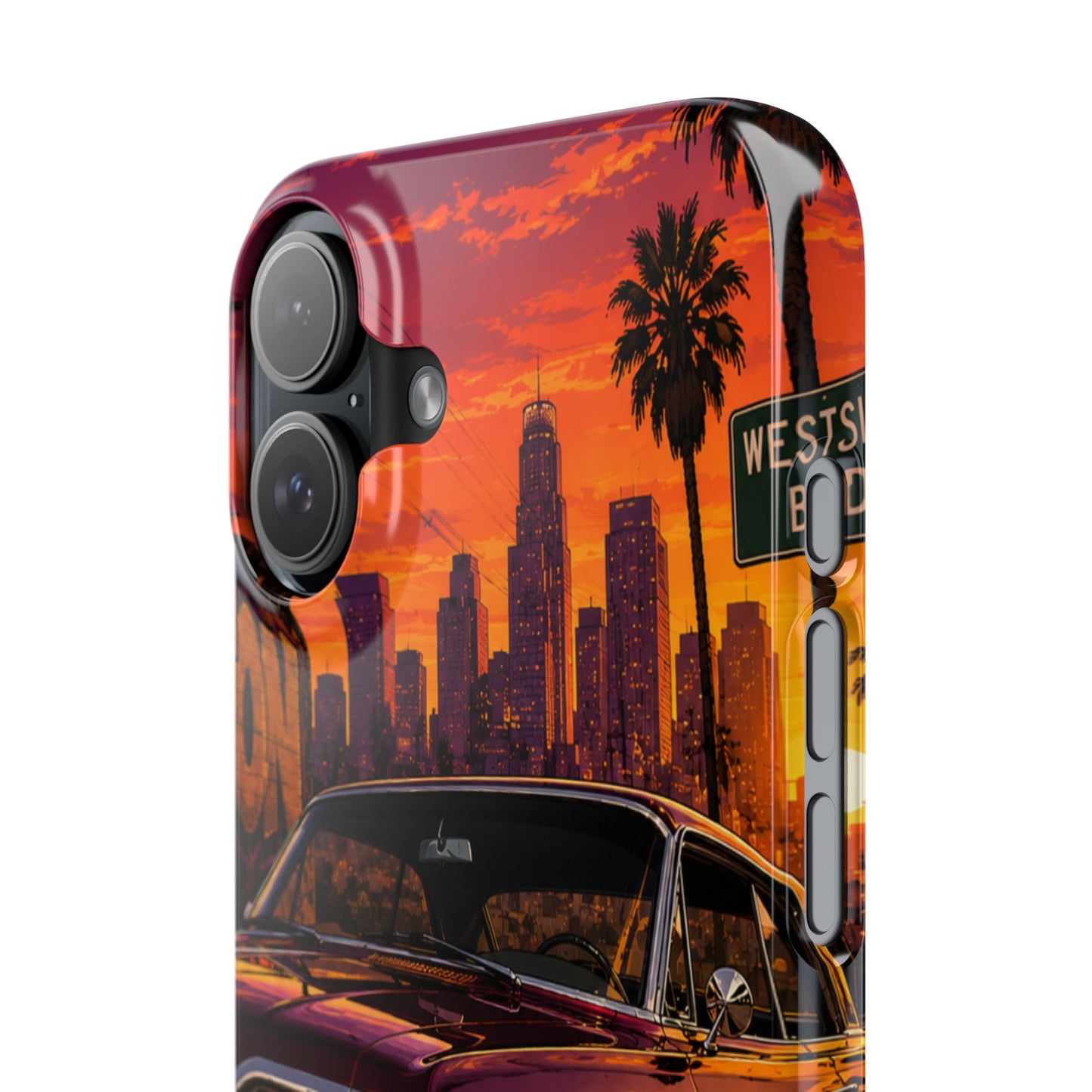 Compton Sunset Lowrider Slim iPhone Case