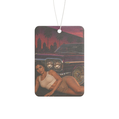 Sunset Lowrider Vibes Car Air Freshener