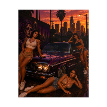 Sunset Queens Poster (8" x 10")