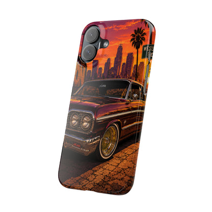 Compton Sunset Lowrider Slim iPhone Case