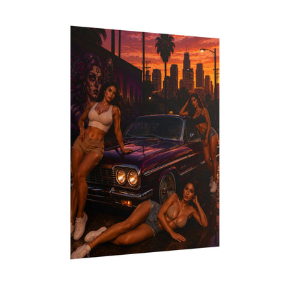 Sunset Queens Poster (8" x 10")