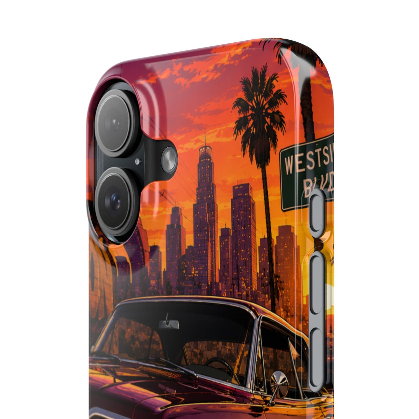 Compton Sunset Lowrider Slim iPhone Case