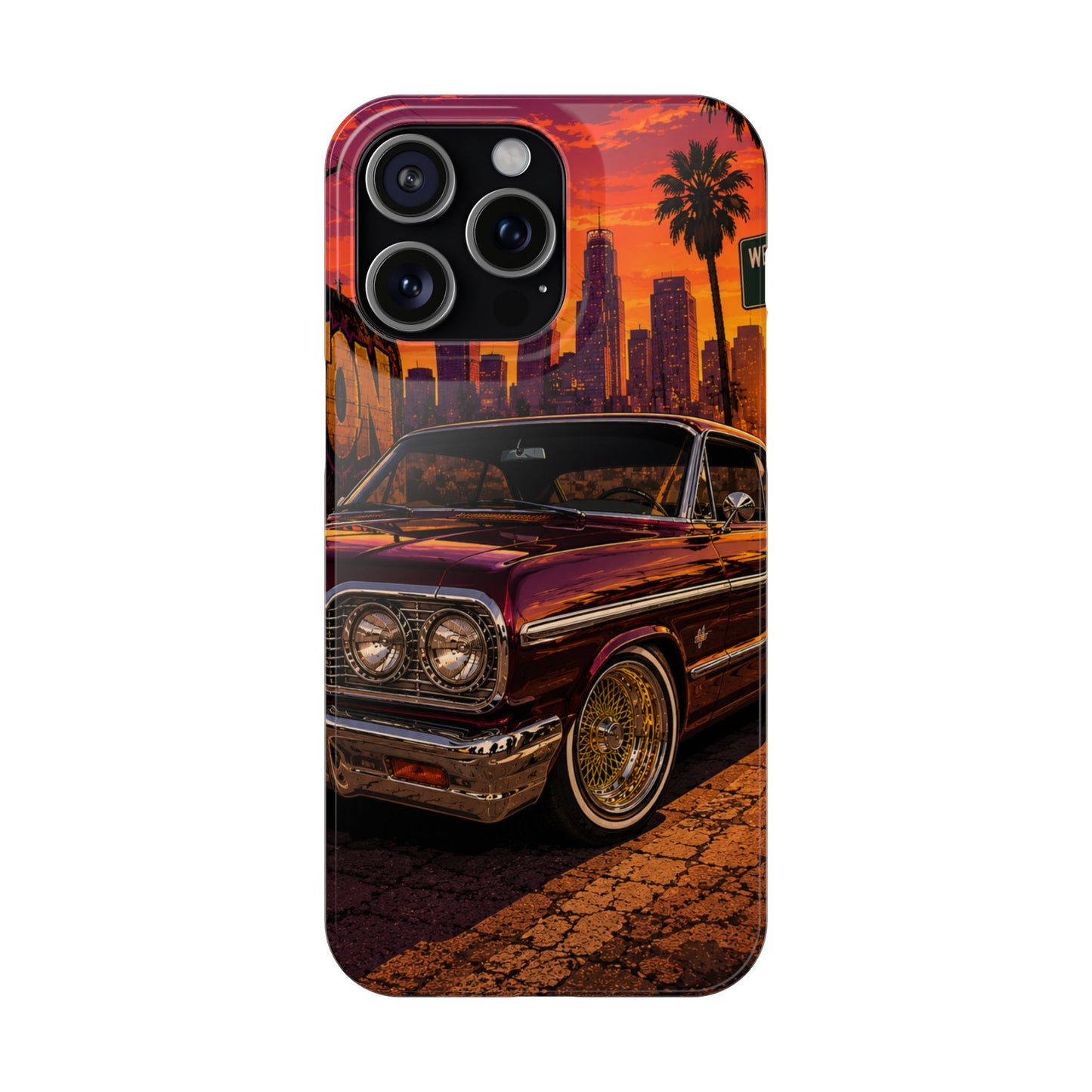 Compton Sunset Lowrider Slim iPhone Case