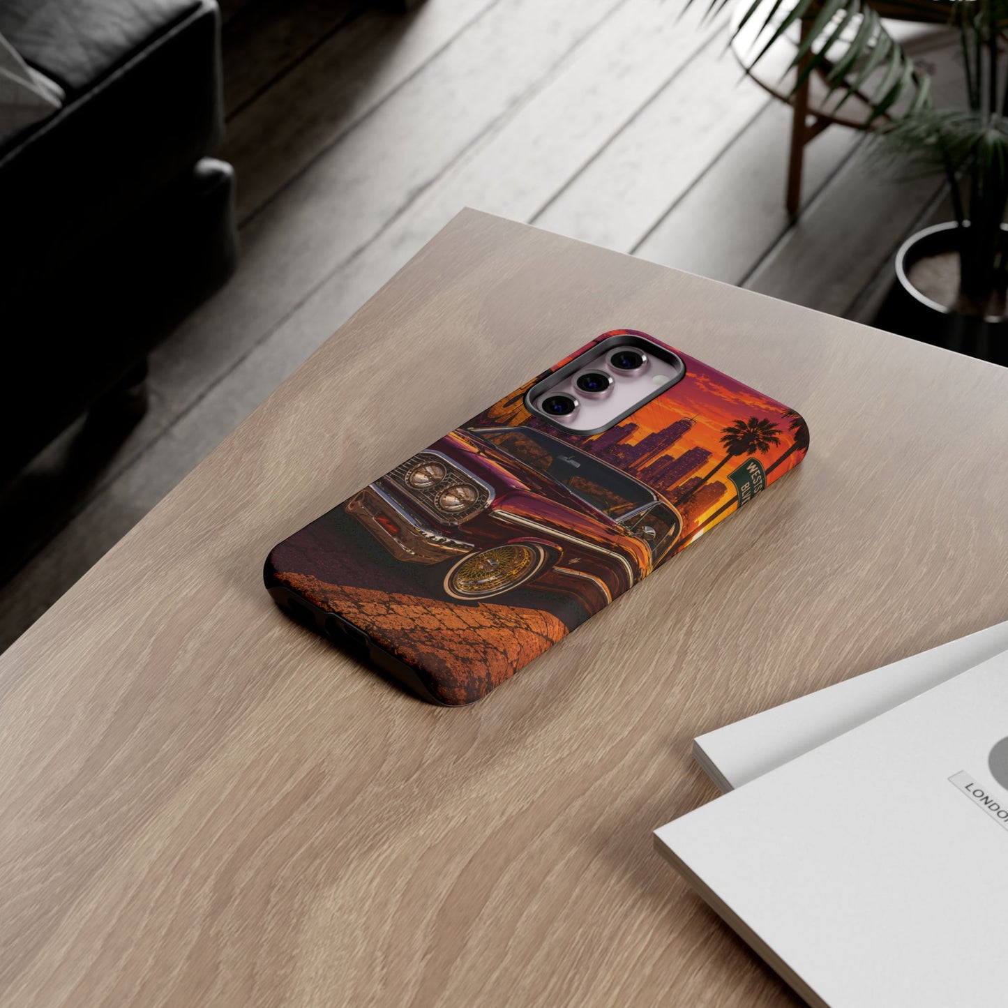 Compton Sunset Lowrider Samsung Phone Case