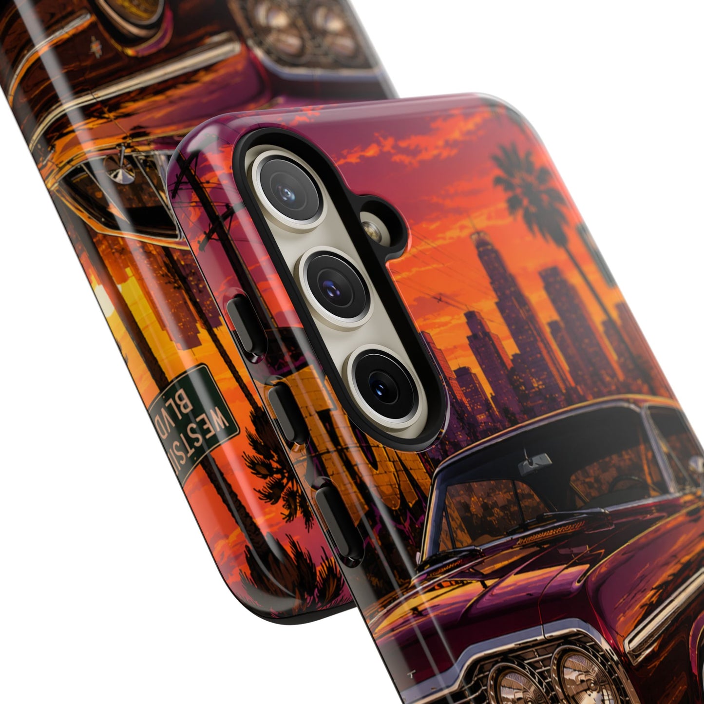 Compton Sunset Lowrider Samsung Phone Case