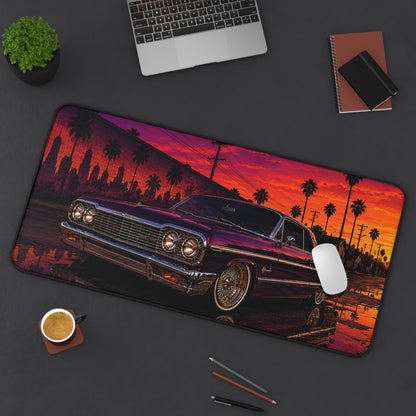 Sunset Lowrider Desk Mat (32" x 16")