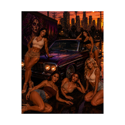 West Coast After Dark Poster (8" x 10")